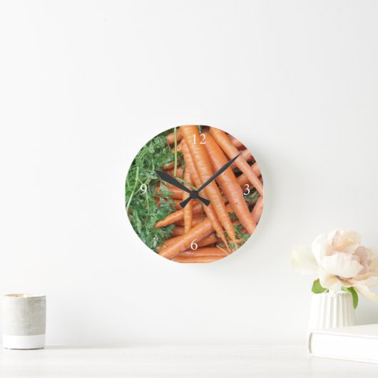 CARROT  RUNDE WANDUHR (Zuhause)