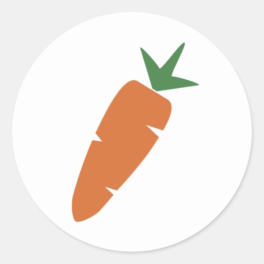 Carrot Runder Aufkleber (Vorderseite)