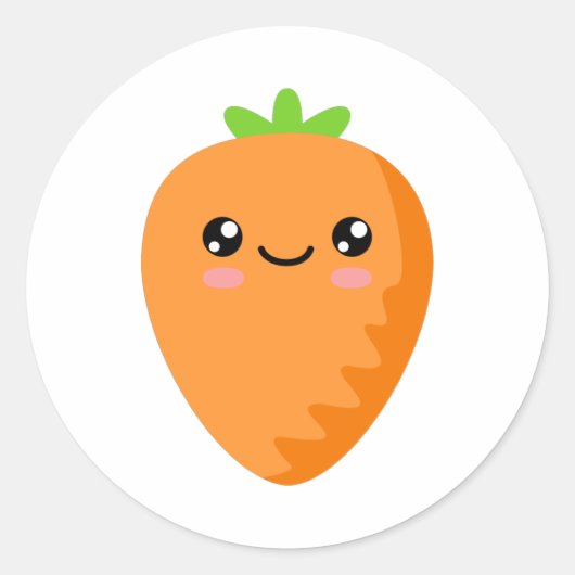 Carrot Runder Aufkleber (Vorderseite)