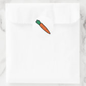 Carrot Runder Aufkleber (Tasche)