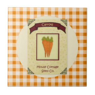 Carrot Seeds Tile Fliese