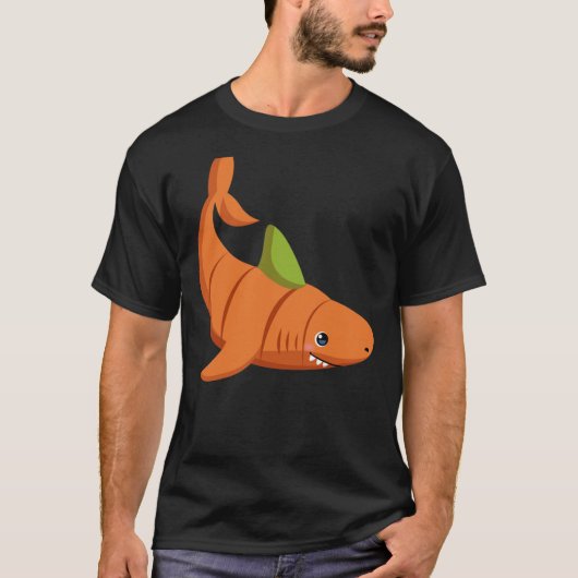 Carrot Shark Classic T - Shirt (Vorderseite)