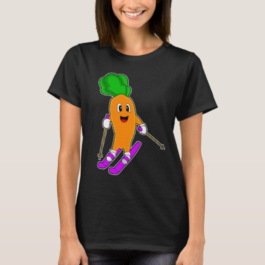 Carrot Skier Ski T-Shirt (Vorderseite)