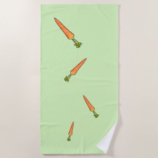 Carrot Strandtuch (Vorderseite)