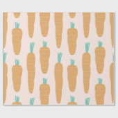 Carrot Stripe Muster Geschenkpapier (Flach)