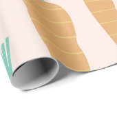 Carrot Stripe Muster Geschenkpapier (Rolleneckpunkt)