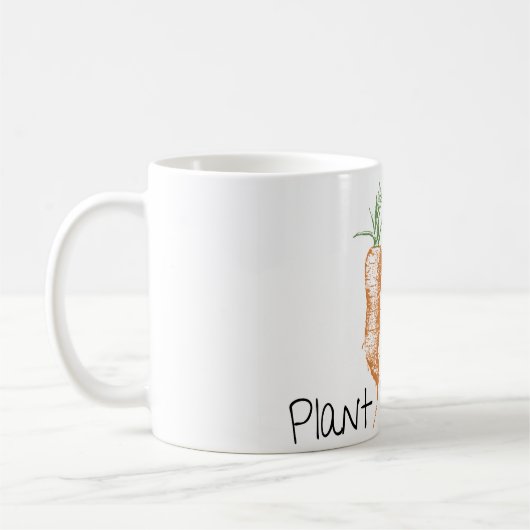 Carrot-Tasse auf Pflanze Kaffeetasse (Links)