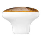 Carrot Top Kid Orange Accent Keramikknauf (Seitenansicht)