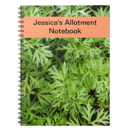 Carrot Tops Alloy-Notebook Notizblock (Vorderseite)