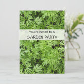 Carrot Tops Custom Garden Party lädt ein Einladung (Stehend Vorderseite)