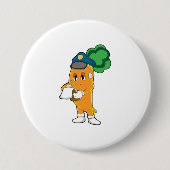 Carrot Traffic Warden Parkticket Button (Vorderseite)