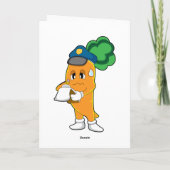 Carrot Traffic Warden Parkticket Karte (Rückseite)