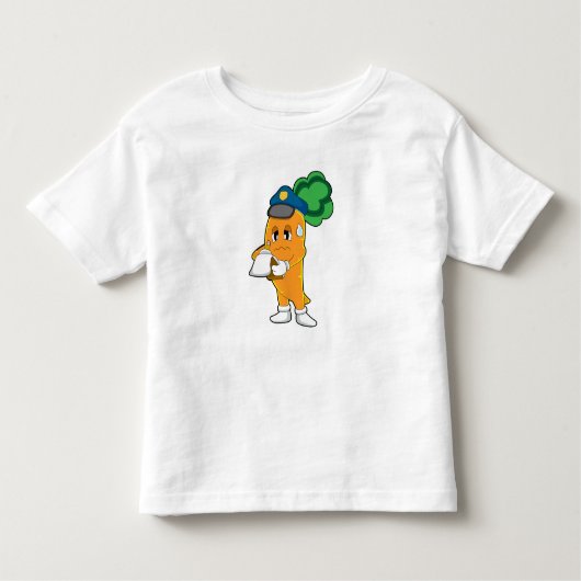 Carrot Traffic Warden Parkticket Kleinkind T-shirt (Vorderseite)
