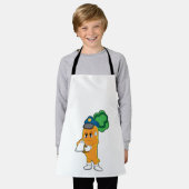 Carrot Traffic Warden Parkticket Schürze (Getragen)