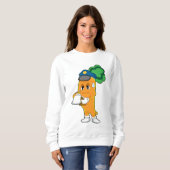 Carrot Traffic Warden Parkticket Sweatshirt (Vorne ganz)