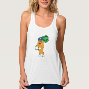Carrot Traffic Warden Parkticket Tank Top