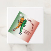 Carrot und Pepper Pals Cartoon Escabeche Pickle Geschenkanhänger (Beispiel)