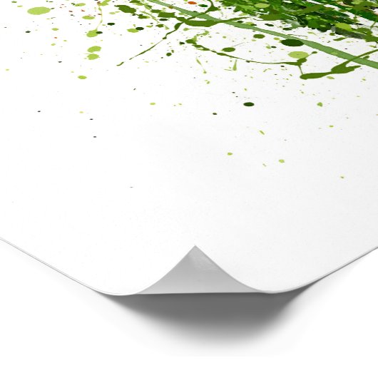 Carrot Vegetable Poster (Ecke)