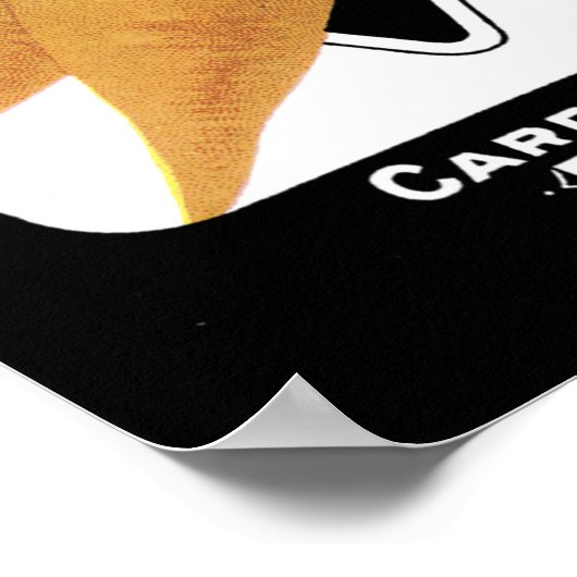 Carrot Vintag Seed Packet Poster (Ecke)