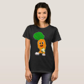 Carrot Volleyball-Spieler Volleyball T-Shirt (Vorne ganz)