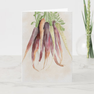 Carrots, 5x7 Note Card Karte