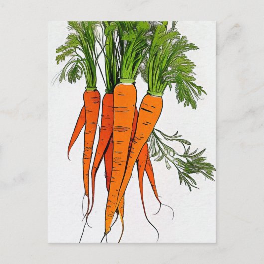 Carrots Art Card Postkarte (Vorderseite)