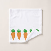 "Carrots" Badetuch-Set Badhandtuch Set (Waschlappen)