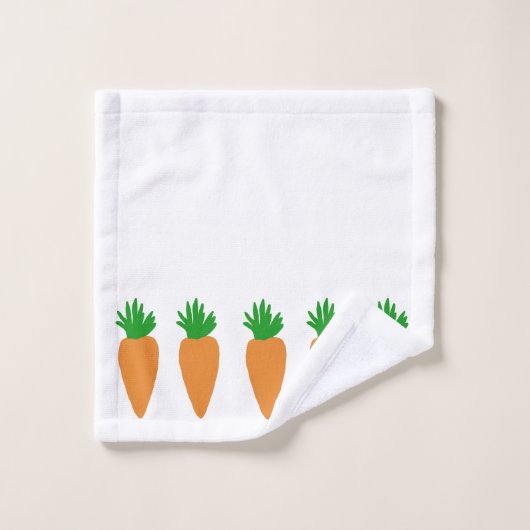 "Carrots" Badetuch-Set Badhandtuch Set (Waschlappen)