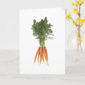 Carrots Card Karte (Gelbe Blume)