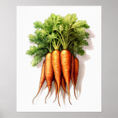 CARROTS druckbar Poster (Vorne)