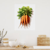 CARROTS druckbar Poster (Küche)