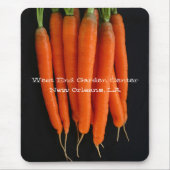 Carrots Frisch aus dem Garten Mousepad (Vorne)