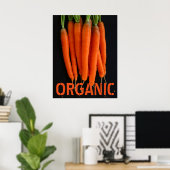 Carrots Frisch aus dem Garten Poster (Heimbüro)