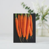 Carrots Frisch aus dem Garten Postkarte (Stehend Vorderseite)