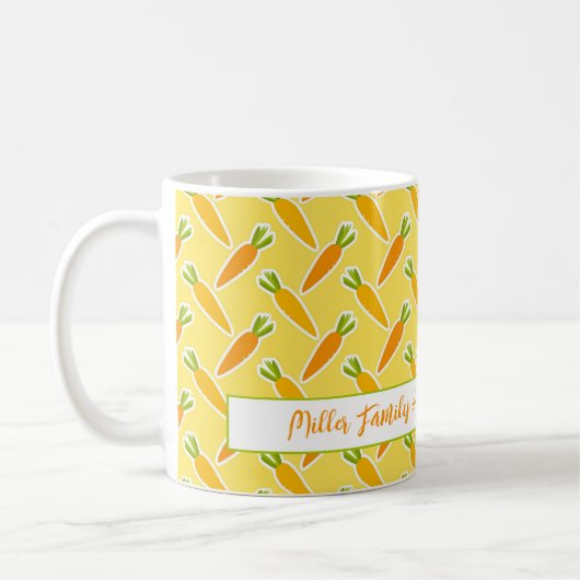 Carrots Jährlicher Familienname Ostereier Jagdspas Kaffeetasse (Links)