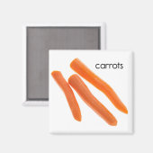 Carrots Kühlschrank Magnet (Vorderseite/Rückseite)