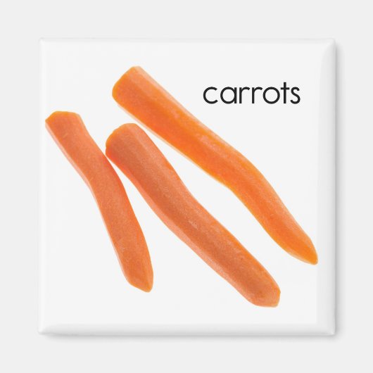 Carrots Kühlschrank Magnet (Vorne)