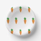 "Carrots" Papierschalen Pappteller (Vorderseite)