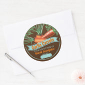 Carrots personalized home canning homemade by runder aufkleber (Umschlag)