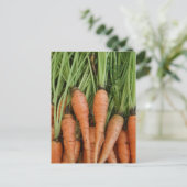 Carrots Postkarte (Stehend Vorderseite)