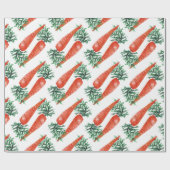Carrots Watercolor Geschenk Geschenkpapier (Flach)