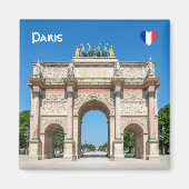 Carrousel Arch of Triumph in Paris, Frankreich Magnet (Vorne)