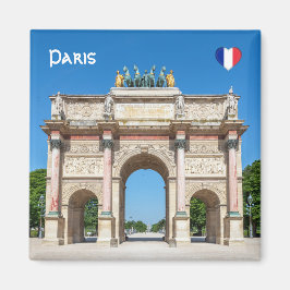 Carrousel Arch of Triumph in Paris, Frankreich Magnet