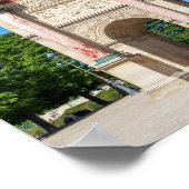 Carrousel Arch of Triumph in Paris, Frankreich Poster (Ecke)