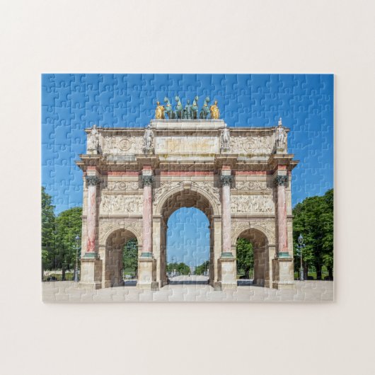 Carrousel Arch of Triumph in Paris, Frankreich Puzzle (Horizontal)