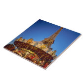 Carrousel, Eiffelturm, Paris, Frankreich Fliese (Seite)