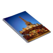 Carrousel, Eiffelturm, Paris, Frankreich Notizblock (Rechte Seite)