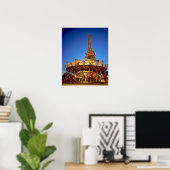 Carrousel, Eiffelturm, Paris, Frankreich Poster (Heimbüro)