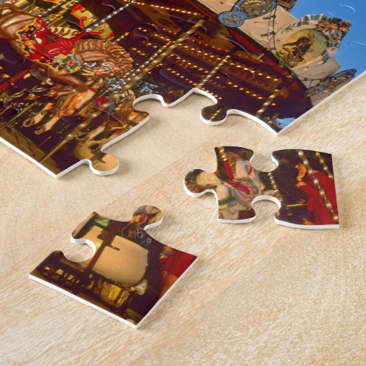 Carrousel, Eiffelturm, Paris, Frankreich Puzzle (Seite)