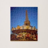 Carrousel, Eiffelturm, Paris, Frankreich Puzzle (Vertikal)